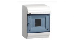 
			Distribution box IEK, 4-socket, IP41, PRIME, white, surface, 190x146x100mm, plastic, with transp. door
