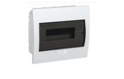 
			Distribution box IEK, 4-socket, IP41, recessed, 243x221x90mm, plastic, with transp. door