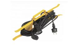 
			Extension cord with holder IEK, 1-place, 20m, 3x1.0mm2, IP44