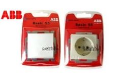 Sockets and switches ABB Basic 55 