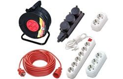 Extension cords and sockets blocks MAKEL, SHUST EL, OVIVO 