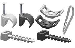 Wire fittings for flat and round wires 