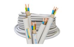 NYM installation cables and wires (100m rolls, no cut) 